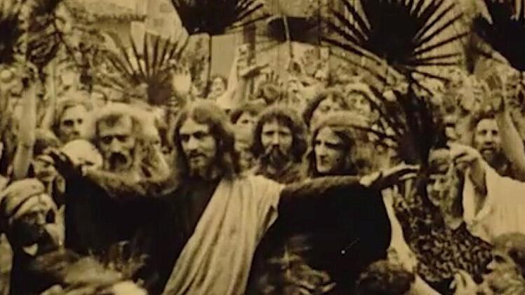 Der Film „Jesus the Christ“ aus dem Jahr 1923 zeigt verschiedene Szenen aus dem Leben Jesu. Repros: Robert Horter