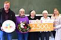 Bei der Spendenübergabe&nbsp; (von links): Stefan Weber, Ruth Reinfurt, Schwester Rita-Maria, Christiana Vormwald und Katharina Rodriguez.