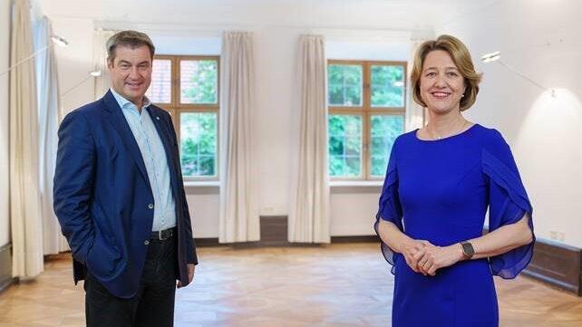 Markus Söder und Anja Weisgerber Markus Söder und Anja Weisgerber