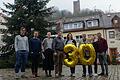 Für die 30. Scherenburgfestspiele stehen 2020 in der Verantwortung (von links):&nbsp;Claus Engel (Bühnenbild), Achim Gössl (Musik, Arrangements), Heike Engelbert (Kostüme), Stefan Rümmer (Licht und Ton), Julia Kiefer (Geschäftsführung, Regie), Peter Cahn (Intendanz, Regie), Lisa Rubenbauer (Regieassistenz) und Jens Hajek (Regie). Es fehlen Eva Scheiner (zweite Regieassistenz) und Michael Albert (Gesangspädagogik).
