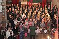 Weihnacht, strahlende Zeit: Beim Adventskonzert des Männergesangvereins Sängerlust in der voll besetzten St.-Jakobus-Kirche in Großlangheim zeigten über 80 Sänger, was sie können.