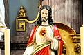 Die Herz-Jesu-Statue wurde nach ihrer Restaurierung zum Abschluss des Herz-Jesu-Monats Juni in der Kirche St. Sebastian den Gläubigen während des Streaming-Gottesdienstes vorgestellt.&nbsp;