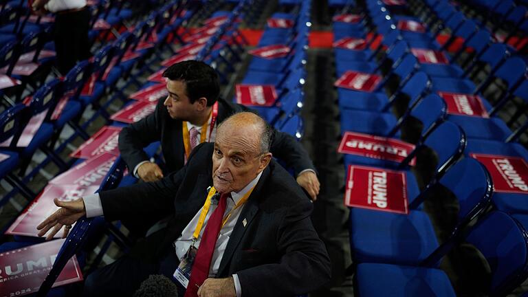 Wahlkampf in den USA - Parteitag der Republikaner       -  Rudy Giuliani ist ein enger Verbündeter von Donald Trump - beide Republikaner stammen aus New York.