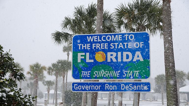 Schnee in Florida - Kältetote in Texas - Schnee hatten die Einwohner Floridas dort lange nicht gesehen. Schnee in Florida - Kältetote in Texas - Schnee hatten die Einwohner Floridas dort lange nicht gesehen.