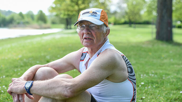 Gunther Dihsmaier, Triathlet aus Veitshöchheim übt Kritik. Gunther Dihsmaier, Triathlet aus Veitshöchheim übt Kritik.