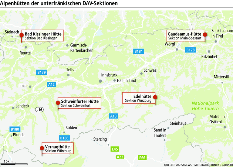 Unterfrankens Alpenhütten: Was der Wirt am Berg vermisst