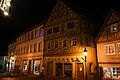 Das Götz-Haus auf dem Dettelbacher Marktplatz: Neben vielen Pflichtaufgaben ist die Sanierung die einzige Kür, die sich die Stadt gönnt.