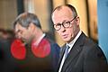 509812160.jpg       -  Friedrich Merz (r), CDU-Bundesvorsitzender und CDU/CSU-Fraktionsvorsitzender im Bundestag, und Markus Söder, CSU-Parteivorsitzender und Ministerpräsident von Bayern, geben vor der konstituierenden Sitzung der neuen Unionsfraktion im Bundestag ein Statement.
