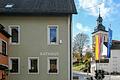 Das Rathaus Gerbrunn liegt in der Ortsmitte der Würzburger Stadtrandgemeinde.