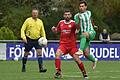 Während sich der FC Fladungen (rechts Joshua Klipp) mit einem knappen 1:0-Erfolg in die Winterpause verabschiedete, fand am Wochenende zum dritten mal in Folge ein Spiel mit Beteiligung des VfL Sportfreunde Bad Neustadt (links Dominik Hüllmantel) nicht statt.&nbsp;