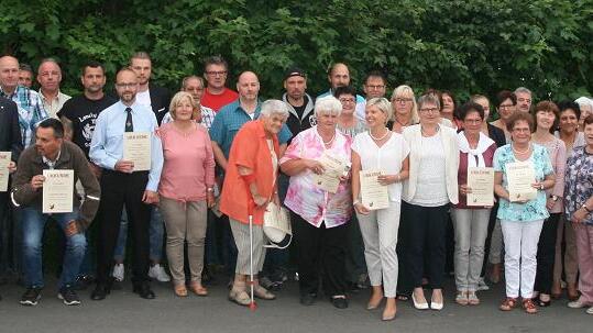 Eine starke Truppe: Sie sind seit 25 Jahren dabei.