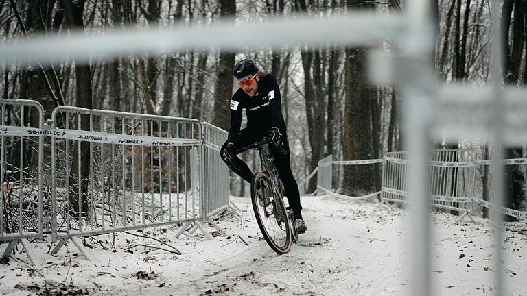 Alex Bregenzer bei der deutschen Cyclocross-Meisterschaft im Januar