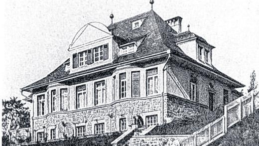 1908/09: Villa-Wirsing, Bahnhofstraße.