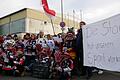 Das Ende des Eissports in Bad Kissingen       -  Selbst Protestaktionen wie hier vor der Bad Kissinger Eishalle konnten das Ende des Eissports in Bad Kissingen nicht verhindern.