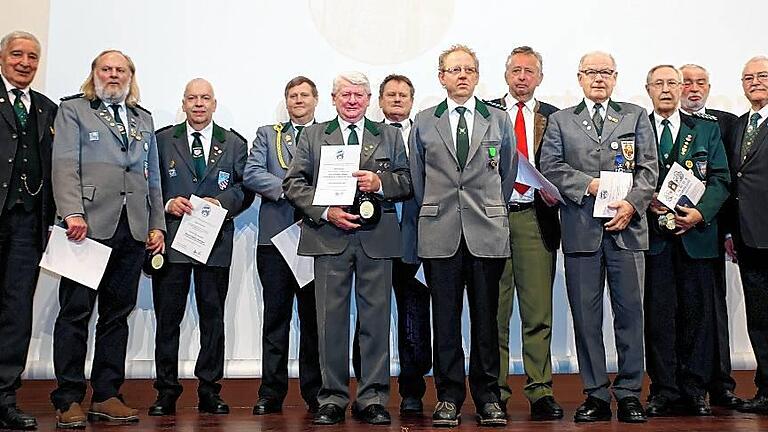 Die geehrten Schützen.