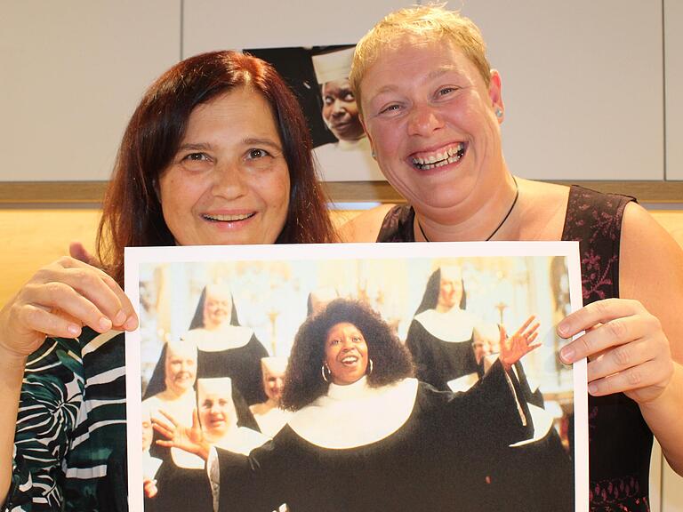 Hallo, Whoopi Goldberg! Angelika Dornberger und Simone Adler gestalten am 15. Oktober den &quot;Sister Act&quot;-Gottesdienst.