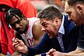 Headcoach Sasa Filipovski (Würzburg Baskets) hofft auf einen Heimsieg seiner Mannschaft gegen Alba Berlin.