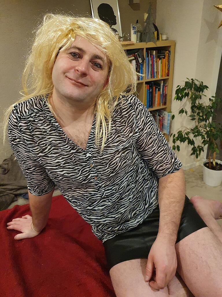 Markus Reimer als Friseuse Janina Markus Reimer als Friseuse Janina