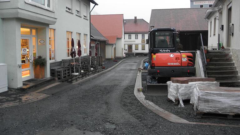 Die Sanierung im Bereich Gerberzwinger kam im vergangenen Herbst wegen Lieferschwierigkeiten beim Material nur schleppend voran.