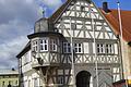 Das Gelchsheimer Rathaus aus dem Jahre 1666. Ein  kostspieliges Erbe, das umfassend saniert werden  muss.