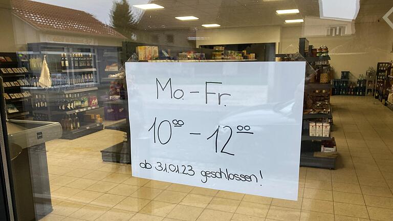 Nur noch Montag bis Freitag von 10 bis 12 Uhr ist das 'Mainlädle' in Karlburg geöffnet.