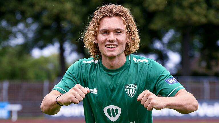 Devin Angleberger vom FC 05 Schweinfurt Devin Angleberger vom FC 05 Schweinfurt