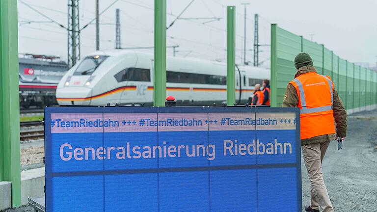 Abschluss Generalsanierung Riedbahn       -  Riedbahn soll schon am Samstag wieder öffnen