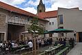 Der&nbsp; 'Schwarze Adler' in Westheim wurde eingeweiht. Im Innenhof fand der offizielle Festakt statt.