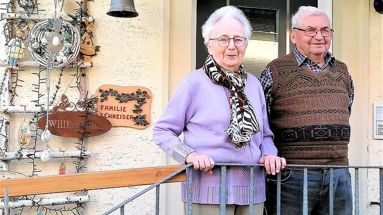 Sie feiern Diamantene Hochzeit: Pauline und Edmund Schneider.