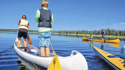 Natur soweit das Auge reicht: Die Würzburger Kanuten erlebten bei ihren Touren in Nordschweden fast unberührte Landschaften.