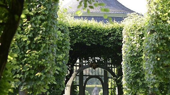 Reizvolle Durchblicke im Rokokogarten Veitshöchheim