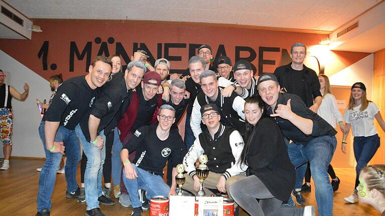 Der Männer aus  Mittelkalbach landeten am Ende ganz vorne. Foto: Annette Warmuth       -  Der Männer aus  Mittelkalbach landeten am Ende ganz vorne. Foto: Annette Warmuth