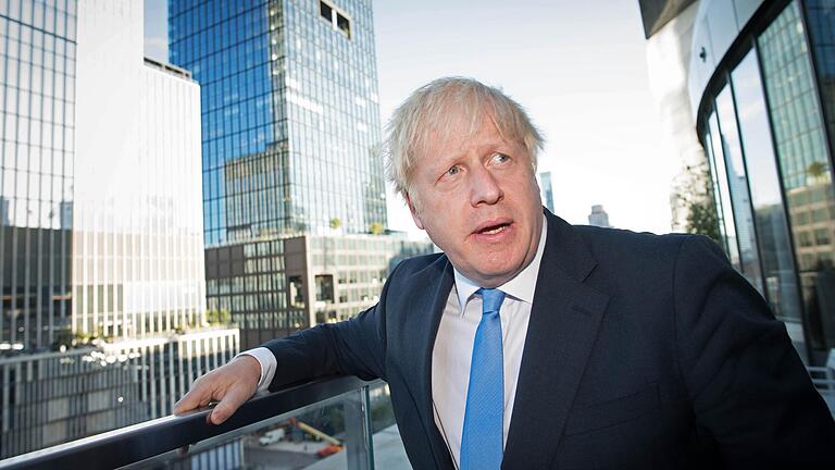 Boris Johnson, Premierminister von Großbritannien, erfuhr in New York von seiner Niederlage