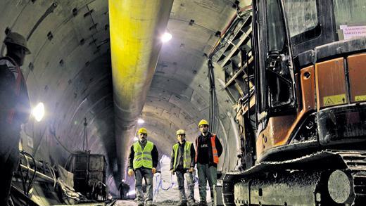 Unterm Meer: An dem Rohrtunnel unterhalb der Meeresenge Bosporus wurde jahrelang gearbeitet.