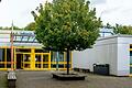 Einige Ratsmitglieder halten weder einen Neubau noch eine Sanierung der Grund- und Mittelschule am Lülsfelder Weg in Gerolzhofen für finanziell leistbar. Im Bild ist der Eingang zur Mittelschule zu sehen.