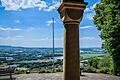 Die aktuelle Hinterindien-Tour führt zum Zeiler Käppele und der Ruine Schmachtenberg. Die Aussicht über das Maintal vom Vorplatz der Wallfahrtskapelle aus zählt zu den Highlights der Wanderroute.