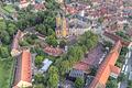 Der Innenhof des Residenzschlosses Mergentheim von oben bei einer Veranstaltung.