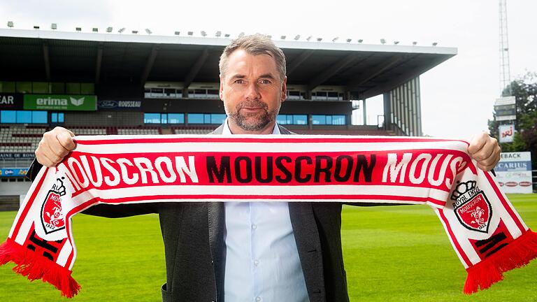 Bernd Hollerbach ist seit dieser Saison Cheftrainer beim belgischen Erstligisten in Mouscron.