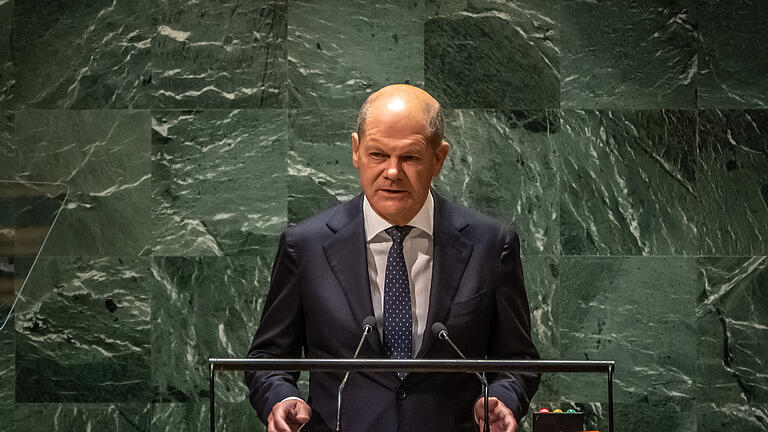 UN-Vollversammlung in New York.jpeg       -  Bundeskanzler Olaf Scholz (SPD) mahnte vor der UN-Vollversammlung eine Reform des UN-Sicherheitsrats an.