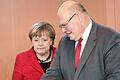 Kanzleramtsminister Peter Altmaier       -  Ein ebenso vertrautes wie eingespieltes Team: Kanzlerin Angela Merkel und Kanzleramtschef Peter Altmaier.