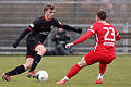 Ein Bild vom Testspiel der Kickers auf dem Gelände der SG-Randersacker im Februar.&nbsp; &nbsp; &nbsp;