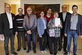In der VdK-Jahreshauptversammlung fanden sich zum Gruppenbild zusammen: Vorsitzender Wolfgang Baer, Ehrenvorsitzender Manfred Götz, Jubilar Otto Gelpke, Bürgermeisterin Bettina Bärmann, der neue Beisitzer Stefan Memmel, die Jubilare Marianne Wensauer und Peter Heusinger sowie Kreisgeschäftsführer Steve Metz.