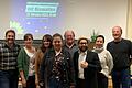 Der neue Grüne Vorstand im Kreisverband Schweinfurt&nbsp; (von links): Faried Dachiel (weiteres Vorstandsmitglied), Patricia Kaspar (Schriftführerin), Ingrid Gutjahr (Kassierin), Anna Krause (Sprecherin), Walter Rachle (weiteres Vorstandsmitglied), Nicolas Lommatzsch (Sprecher), Johanna Häckner (weiteres Vorstandsmitglied) und Matthias Braun (weiteres Vorstandsmitglied).&nbsp;