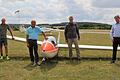 Die neue Vorstandschaft des Aero-Clubs (von rechts): Dr. Joachim Wagner (1.Vorsitzender), Dr. Andreas Brune (2. Vorsitzender), Thomas Göppner (Schriftführer) und Bernhard Hofmann (Kassier).