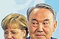 Angela Merkel und Nursultan Nasarbajew