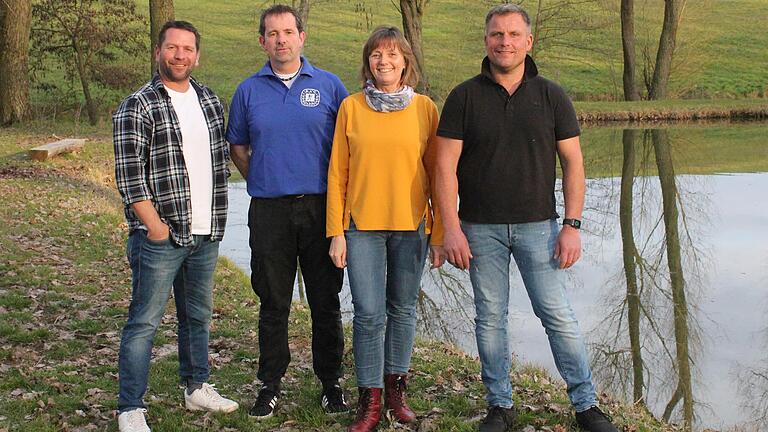 Frank Burger, Matthias Rauch, Ingrid Feil und Michael Barthelme. Frank Burger, Matthias Rauch, Ingrid Feil und Michael Barthelme.