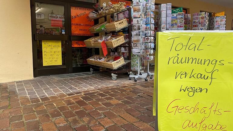 Spätestens Ende April ist Schluss: Im Bastelladen in Marktheidenfeld läuft der Räumungsverkauf.