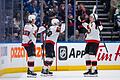 Toronto Maple Leafs - Ottawa Senators       -  Die Ottawa Senators bejubeln den sechsten Sieg in Serie.
