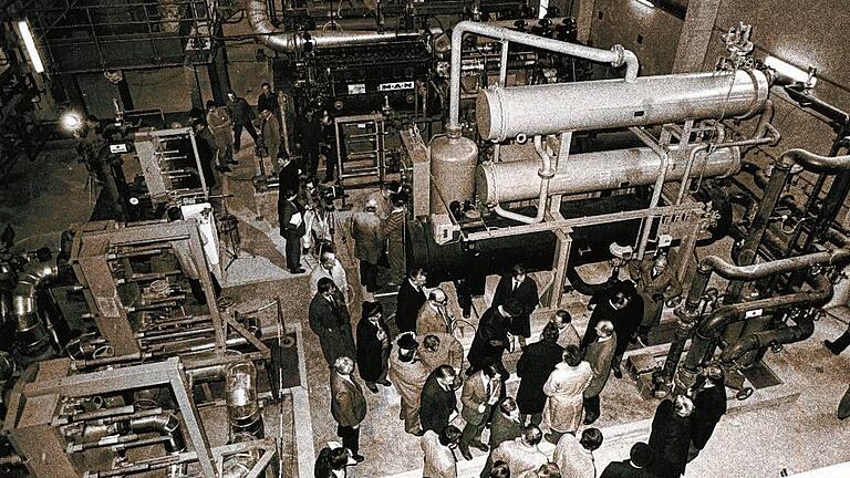 Einst Modellprojekt: Die Fernwärmezentrale der Zuckerfabrik in Ochsenfurt. Am 9. Dezember 1981 ging sie in Betrieb.