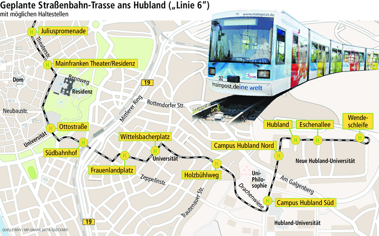 Woran es bei der Straba-Linie 6 in Würzburg noch hakt Woran es bei der Straba-Linie 6 in Würzburg noch hakt